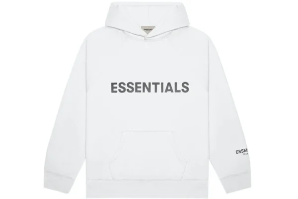Fear of God Essentials Pullover White Hoodie